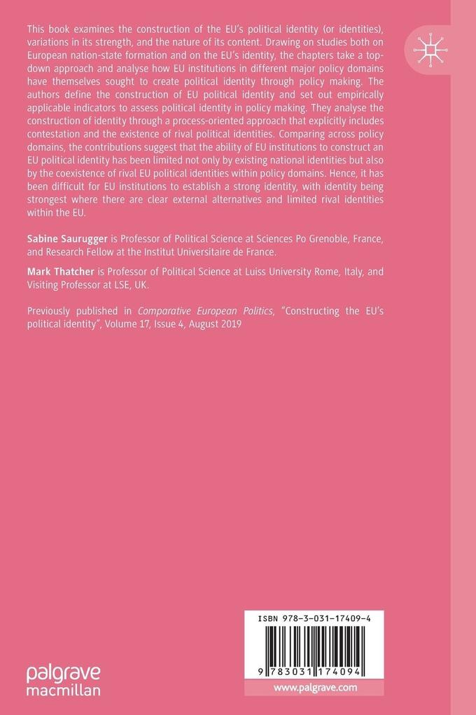 Weitere Ansicht: Constructing the EU's Political Identity