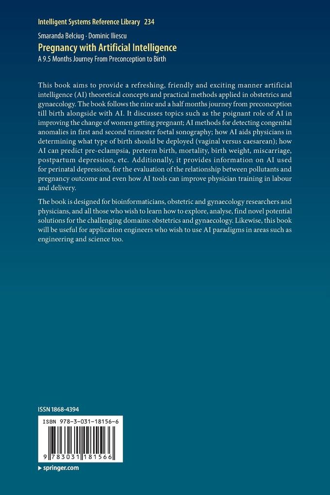 Weitere Ansicht: Pregnancy with Artificial Intelligence | Smaranda Belciug, Dominic Iliescu