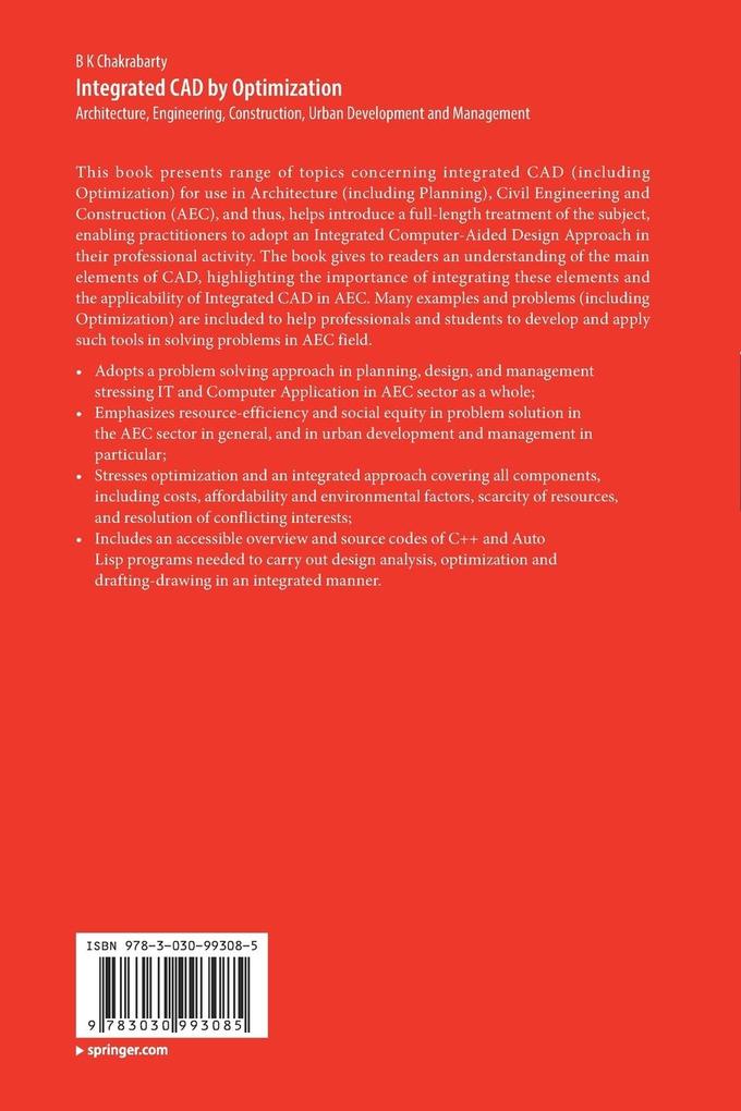 Weitere Ansicht: Integrated CAD by Optimization | B K Chakrabarty