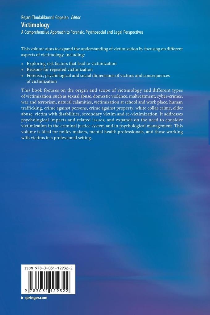 Weitere Ansicht: Victimology