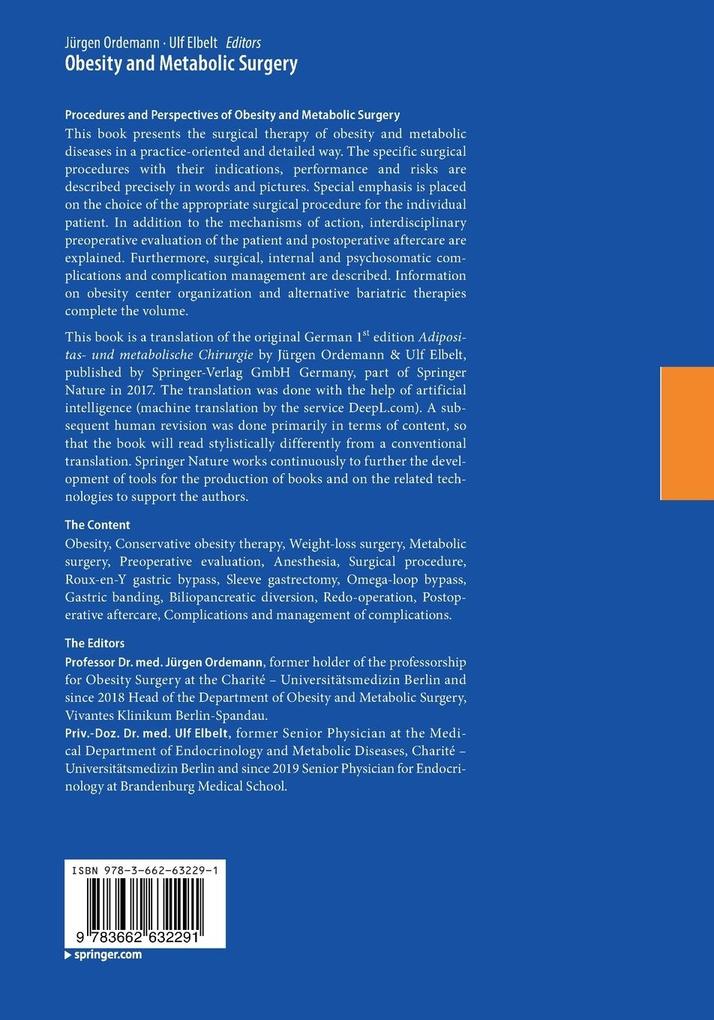 Weitere Ansicht: Obesity and Metabolic Surgery