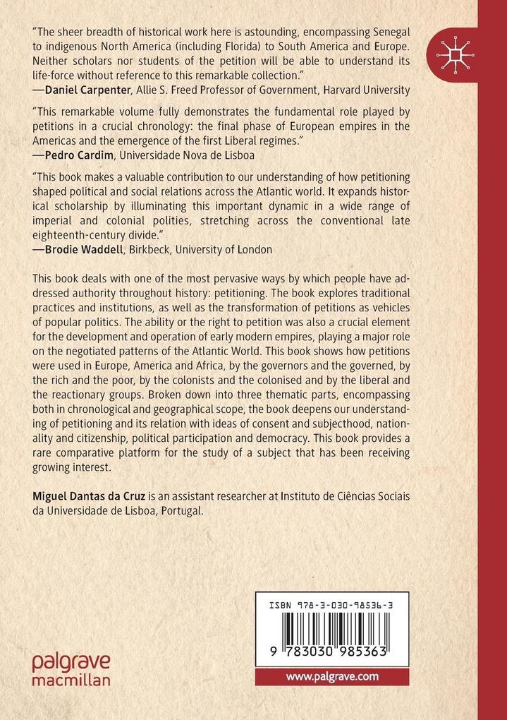 Weitere Ansicht: Petitioning in the Atlantic World, c. 1500-1840