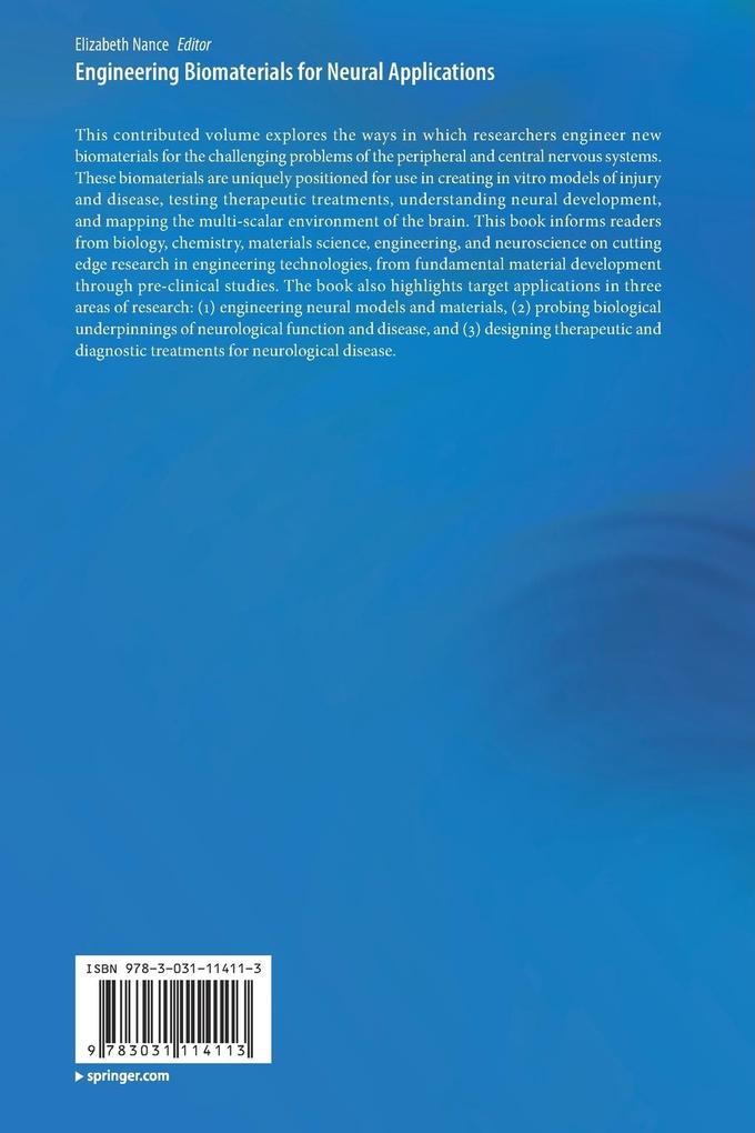 Weitere Ansicht: Engineering Biomaterials for Neural Applications