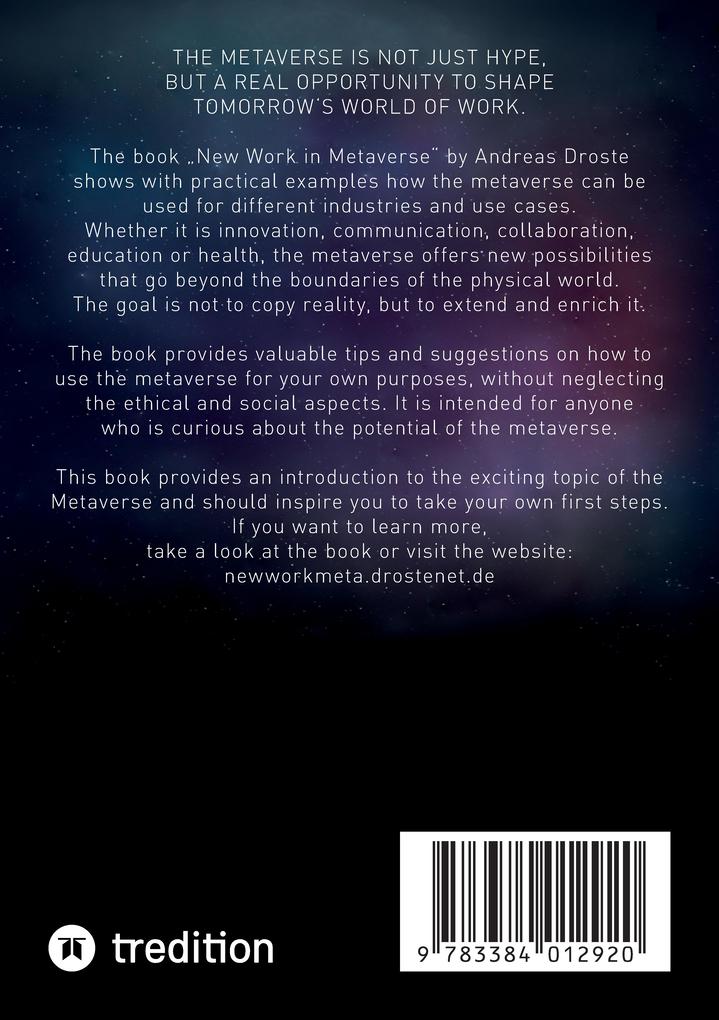 Weitere Ansicht: New Work in Metaverse | Andreas Droste