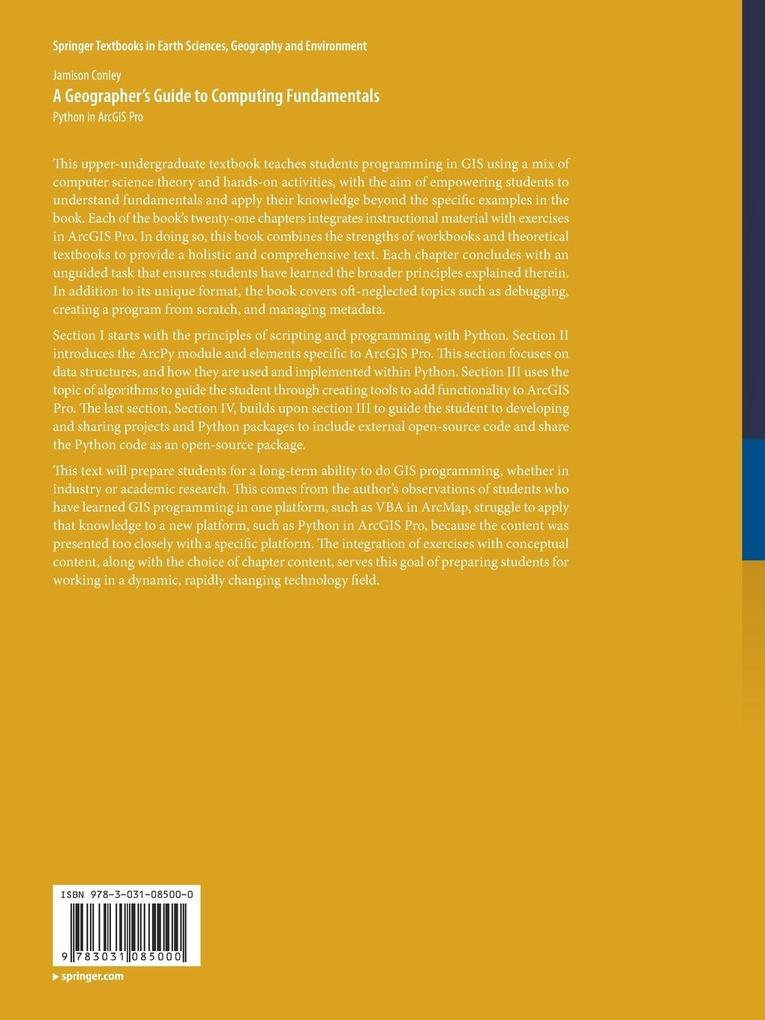 Weitere Ansicht: A Geographer's Guide to Computing Fundamentals | Jamison Conley