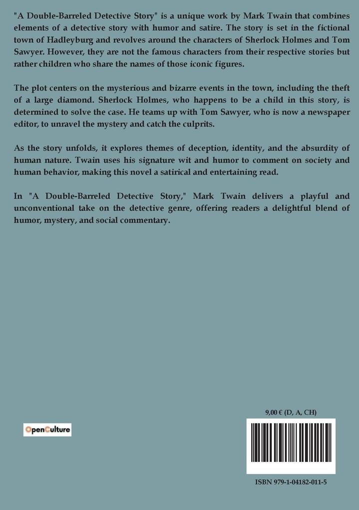 Weitere Ansicht: A Double Barrelled Detective Story | Mark Twain
