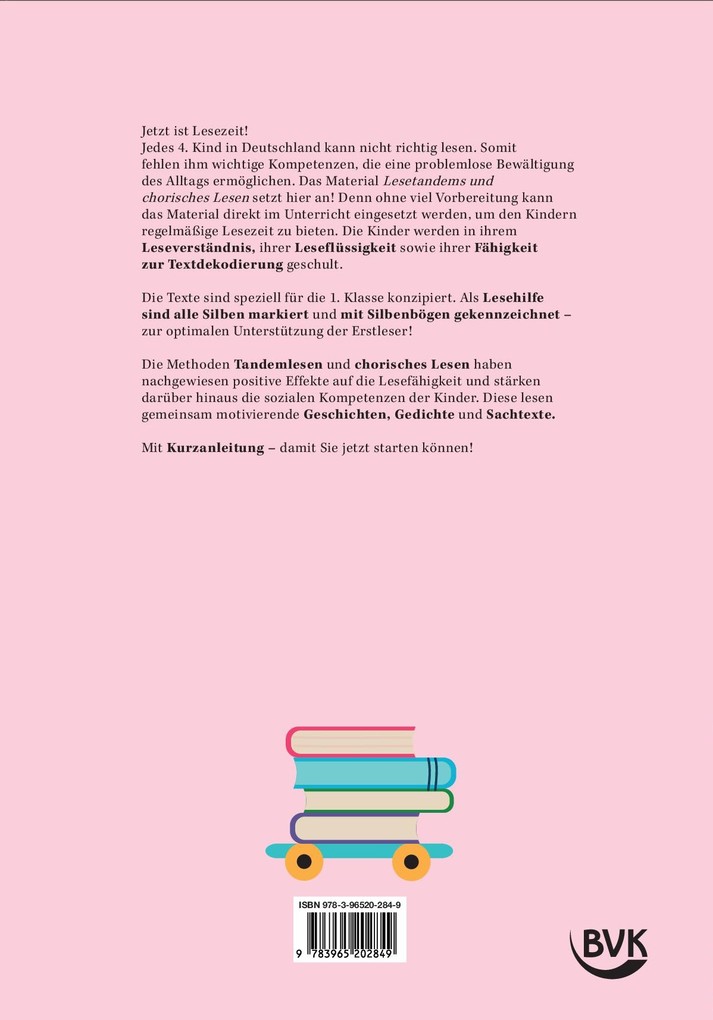 Weitere Ansicht: Lesetandems und chorisches Lesen - 1. Klasse | Maria Schmetz