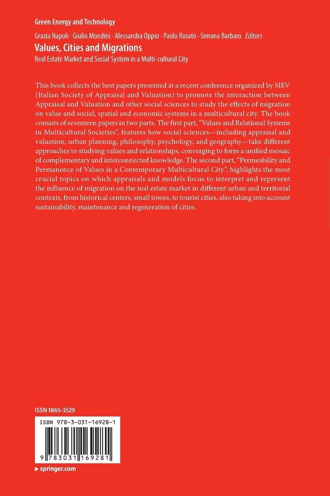 Weitere Ansicht: Values, Cities and Migrations