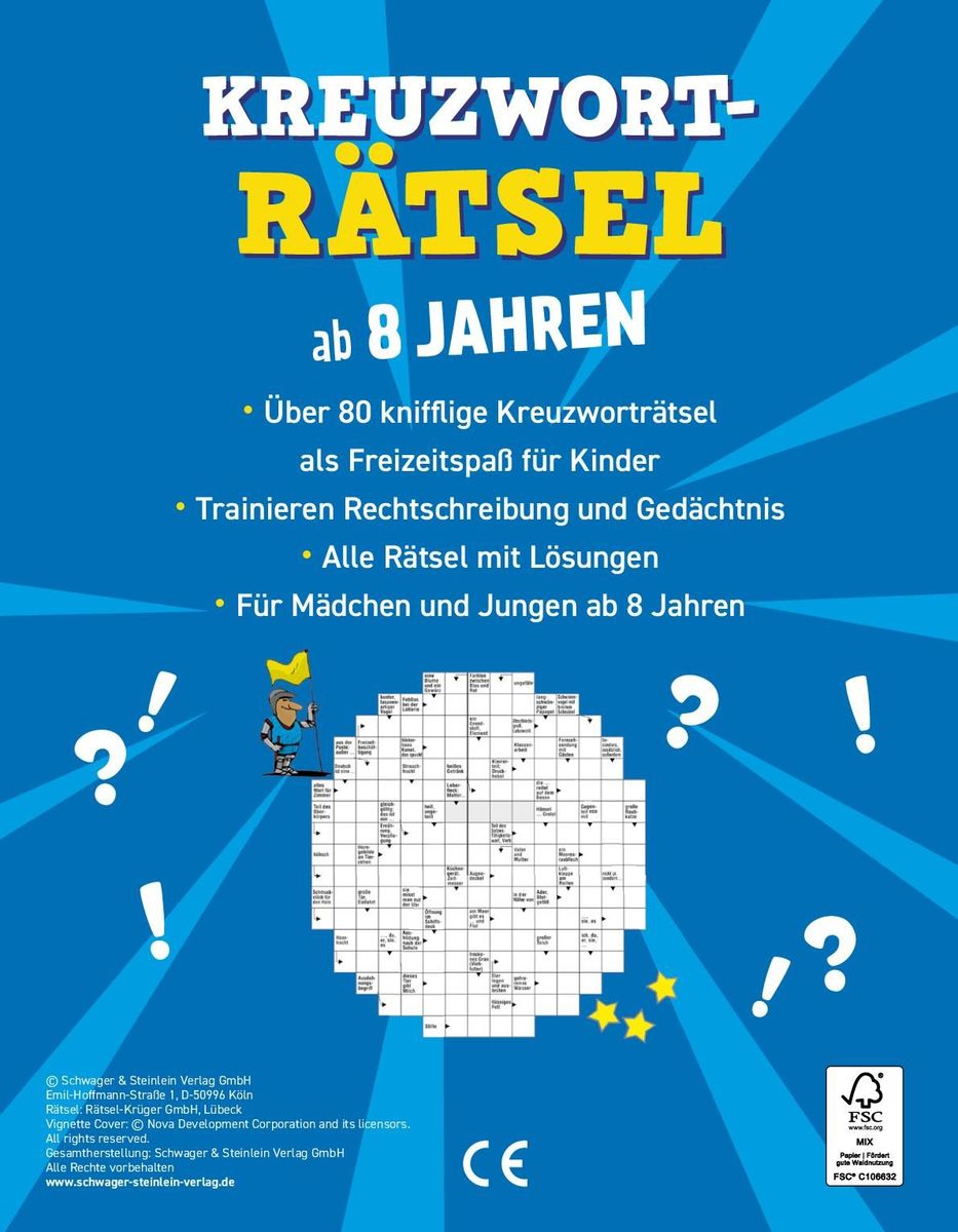 Weitere Ansicht: Kreuzworträtsel ab 8 Jahren | Schwager & Steinlein Verlag