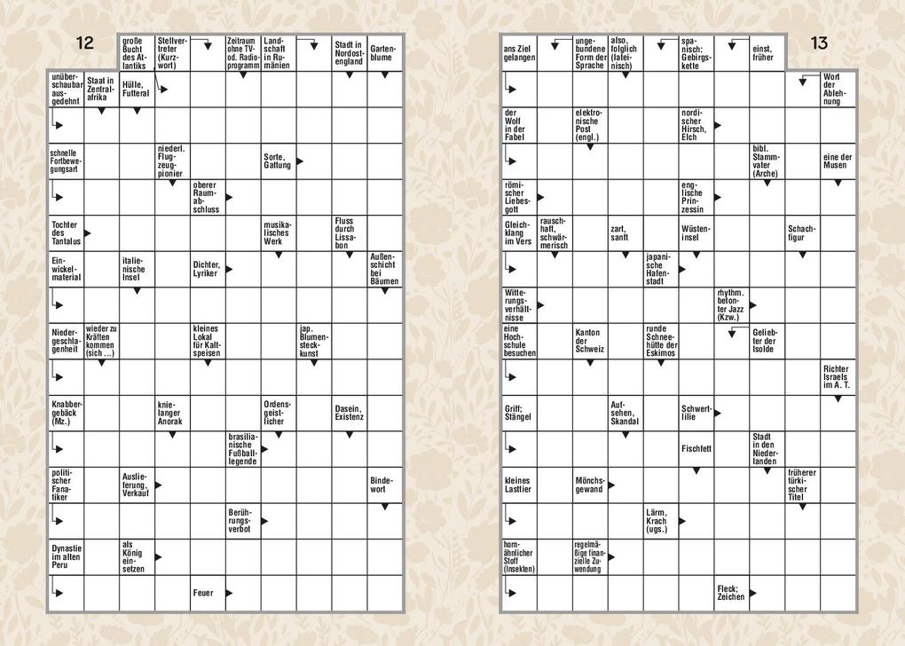 Weitere Ansicht: Kreuzworträtsel für zwischendurch