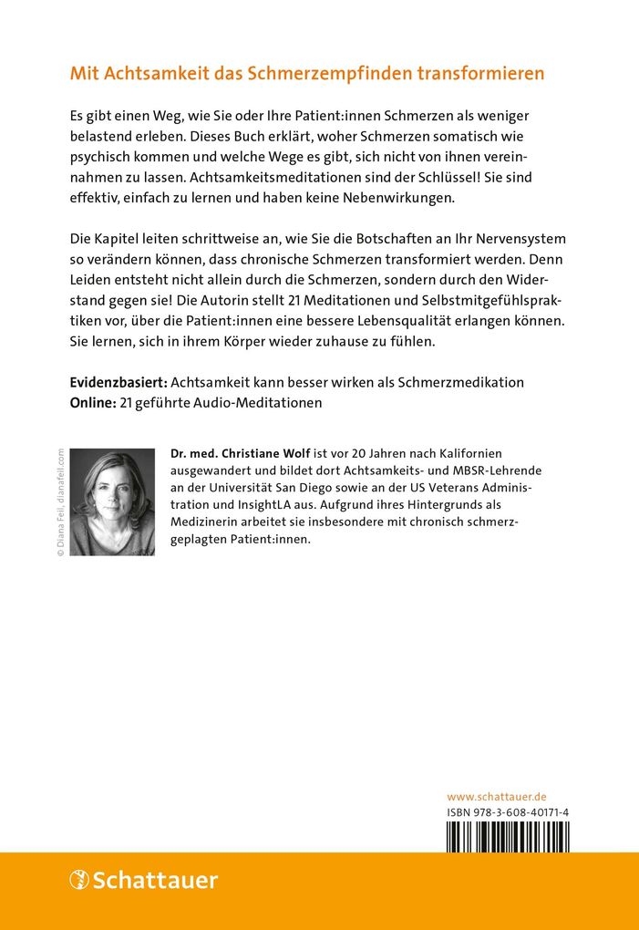 Weitere Ansicht: Achtsamkeit und Selbstmitgefühl bei chronischen Schmerzen | Christiane Wolf