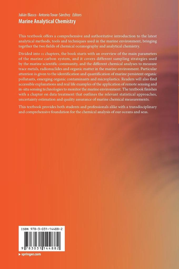 Weitere Ansicht: Marine Analytical Chemistry