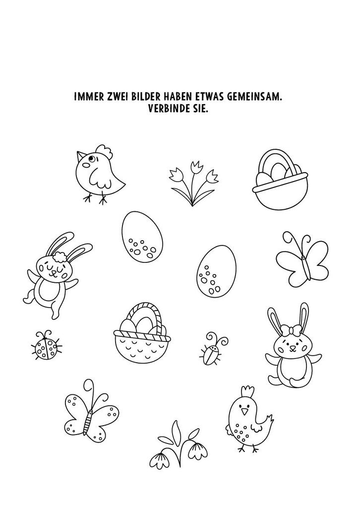 Weitere Ansicht: Mein kleiner Oster-Rätselblock für Kinder ab 4 Jahren | Pen2nature