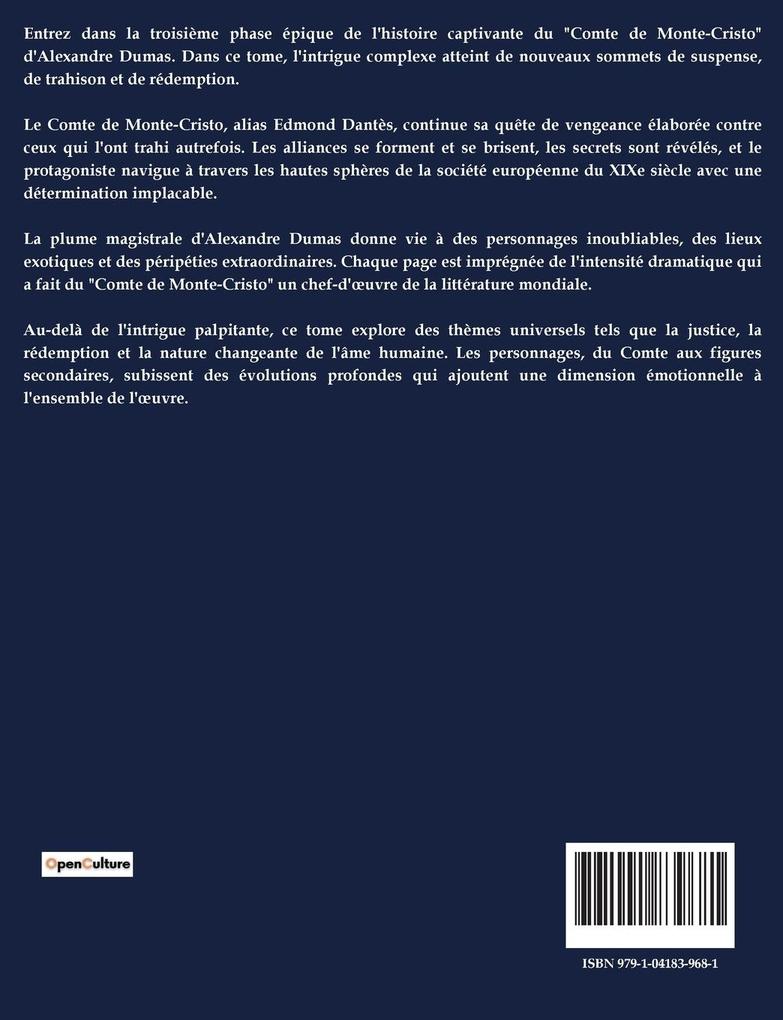 Weitere Ansicht: LE COMTE DE MONTE-CRISTO - Tome III | Alexandre Dumas