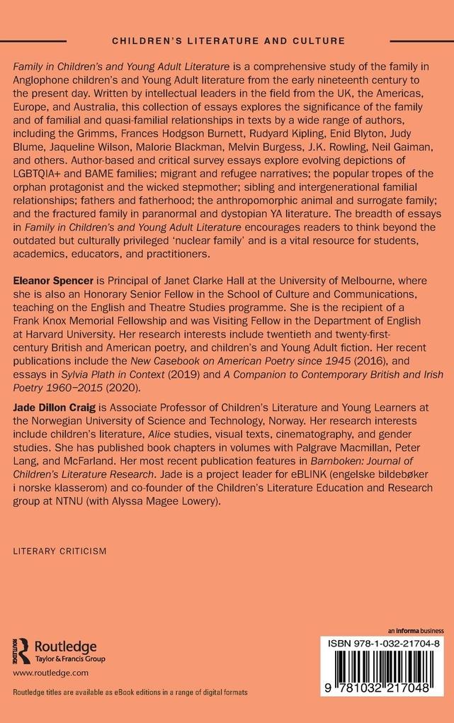 Weitere Ansicht: Family in Children's and Young Adult Literature