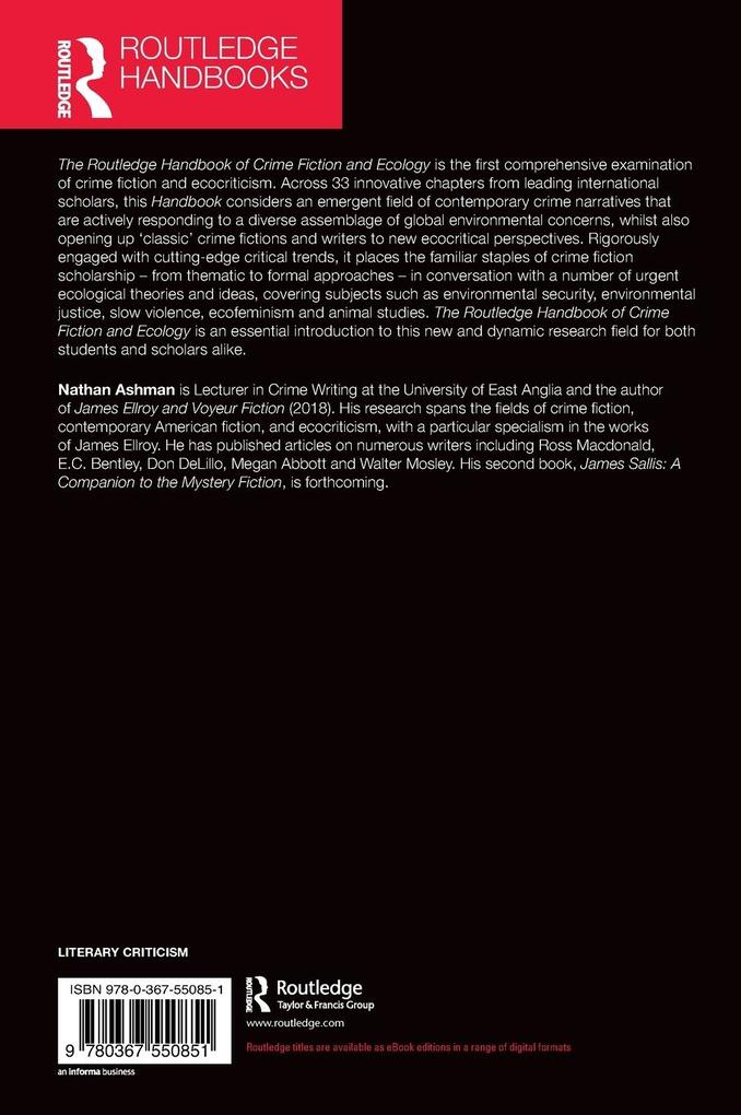 Weitere Ansicht: The Routledge Handbook of Crime Fiction and Ecology
