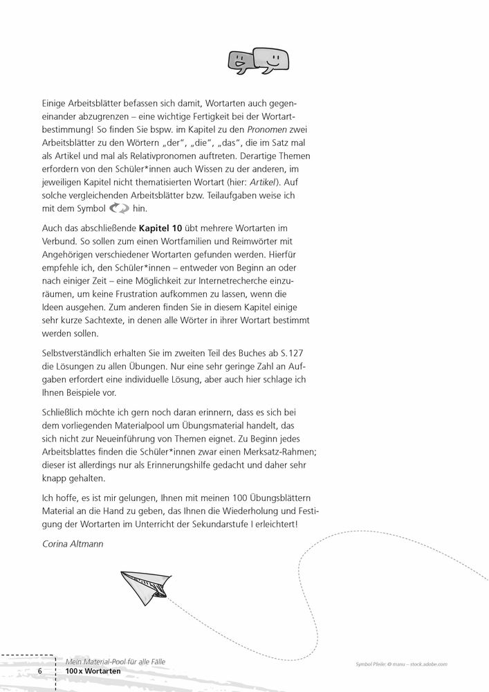 Weitere Ansicht: 100 x Wortarten | Corina Altmann