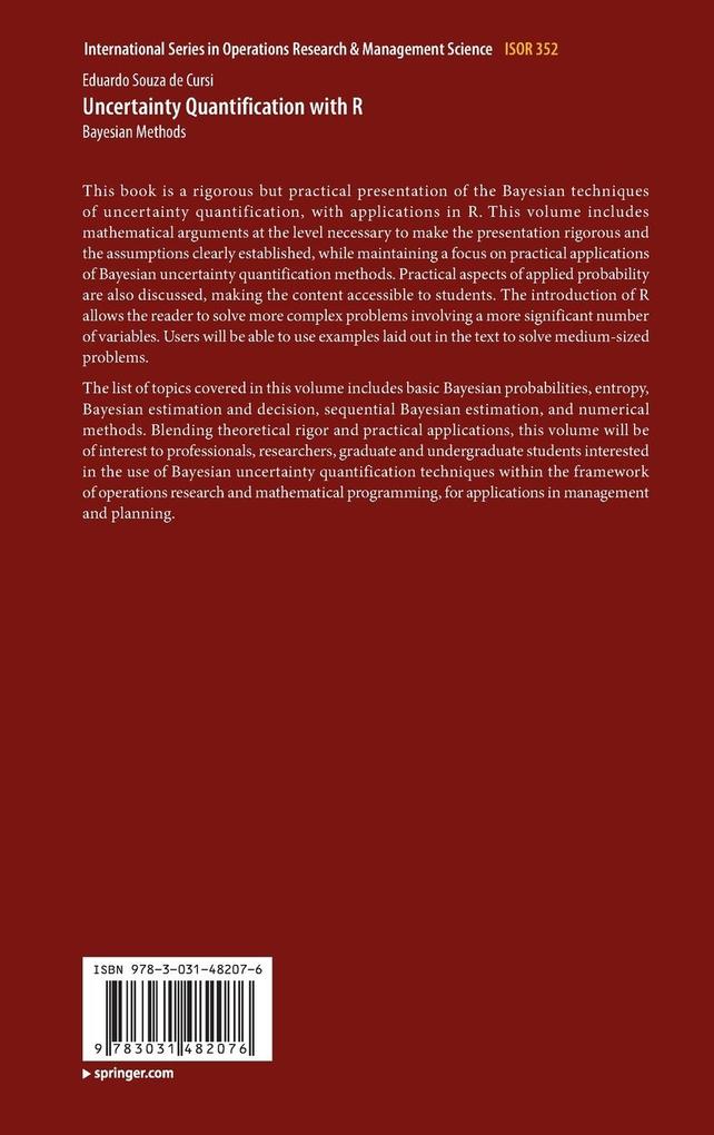 Weitere Ansicht: Uncertainty Quantification with R | Eduardo Souza de Cursi