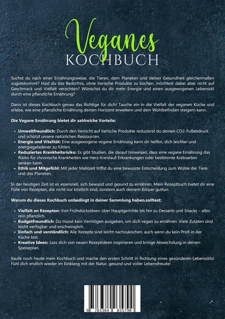 Weitere Ansicht: Veganes Kochbuch | Vanessa Zimmermann