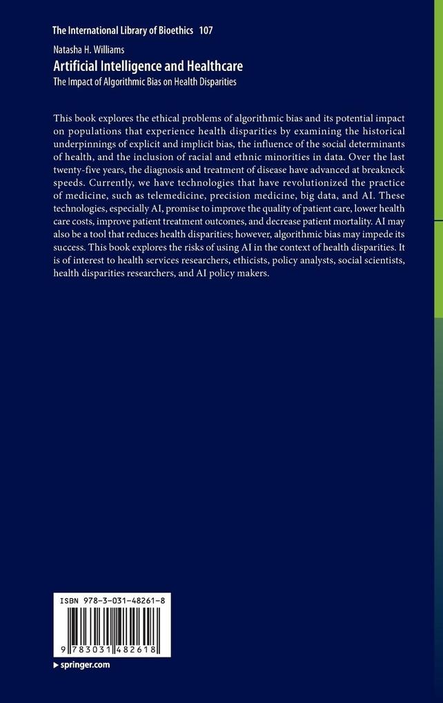 Weitere Ansicht: Artificial Intelligence and Healthcare | Natasha H. Williams