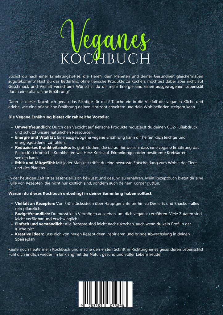 Weitere Ansicht: Veganes Kochbuch | Vanessa Zimmermann