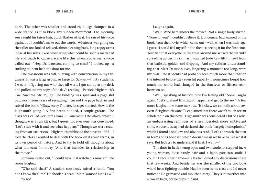 Weitere Ansicht: Providence | Craig Willse