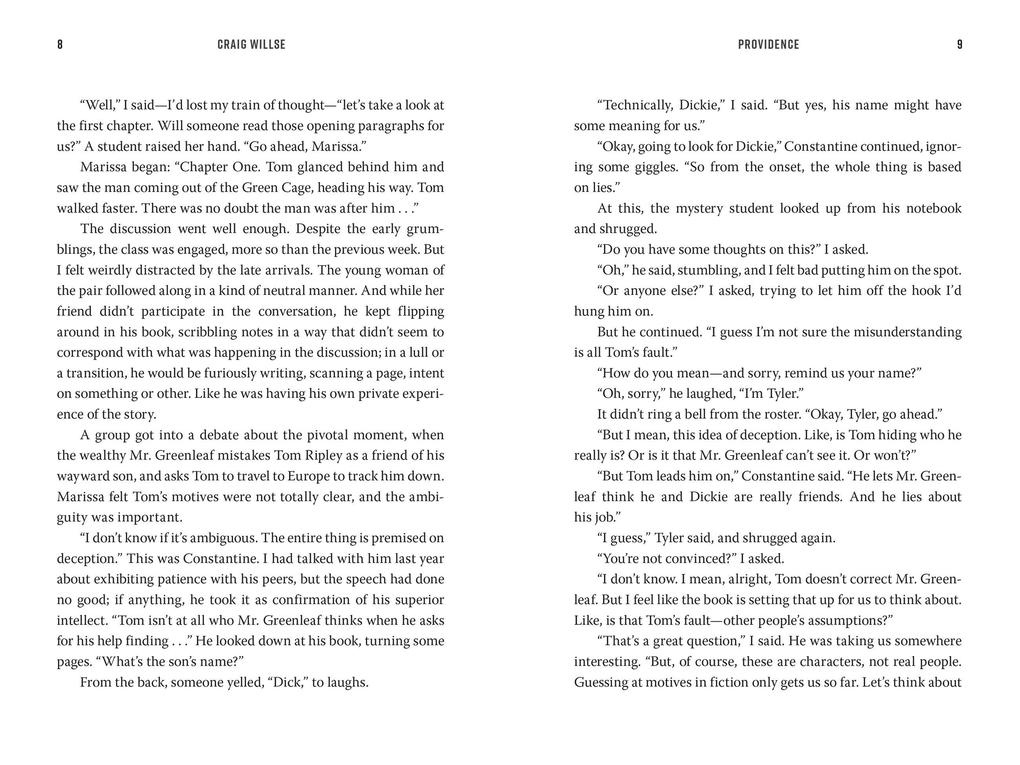 Weitere Ansicht: Providence | Craig Willse