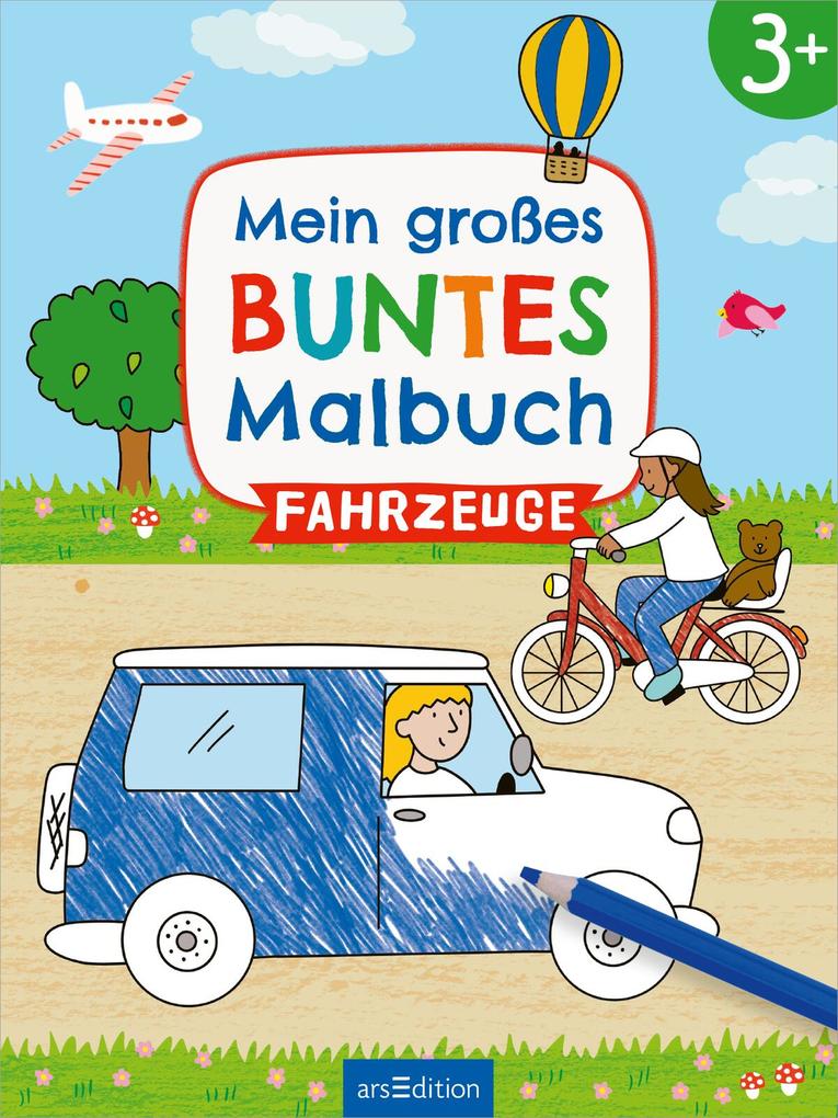 Weitere Ansicht: Mein großes buntes Malbuch - Fahrzeuge