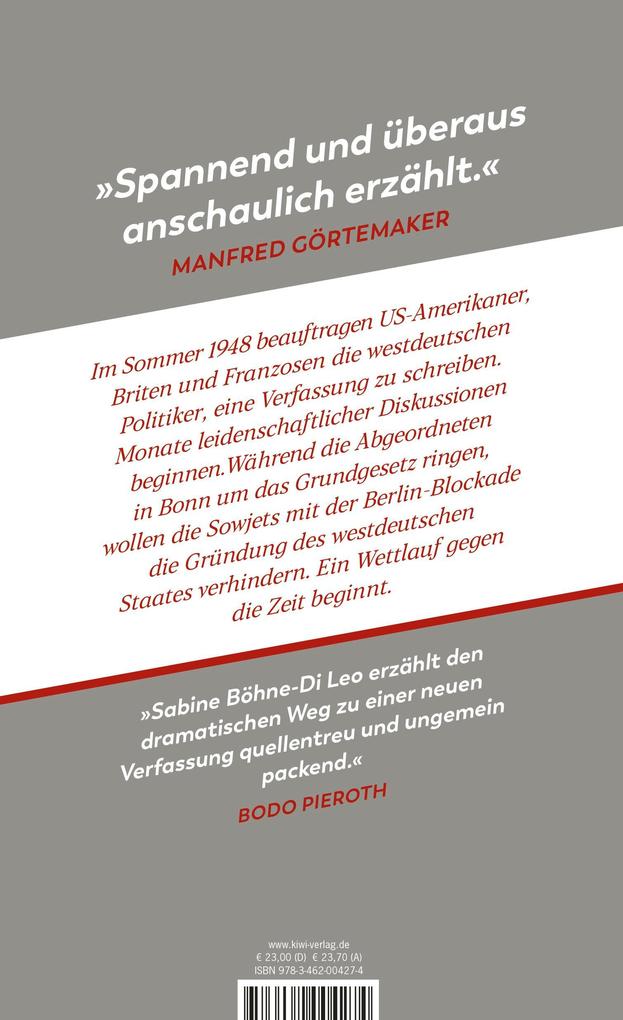 Weitere Ansicht: Die Erfindung der Bundesrepublik | Sabine Böhne-Di Leo