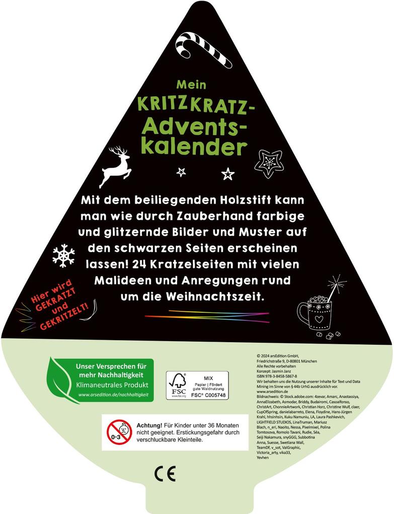 Weitere Ansicht: Mein Kritzkratz-Adventskalender