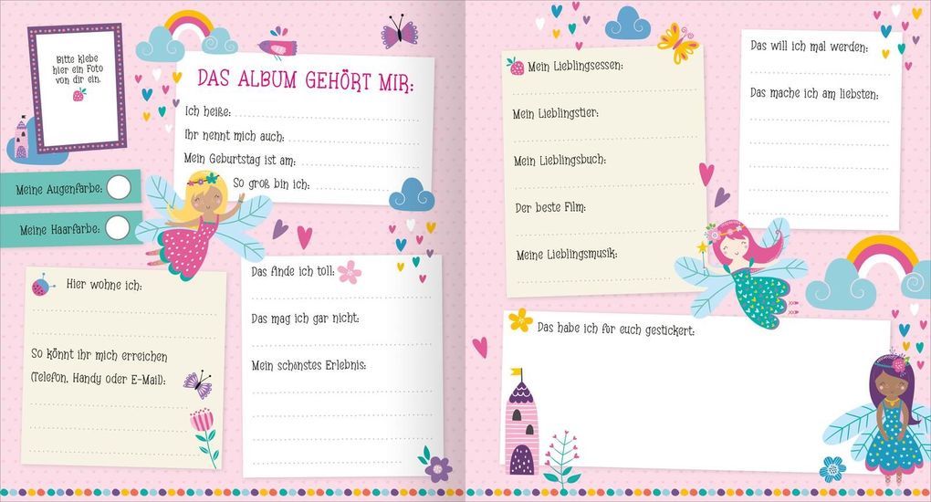 Weitere Ansicht: Alle meine Freunde - Feen | Mit über 300 Stickern
