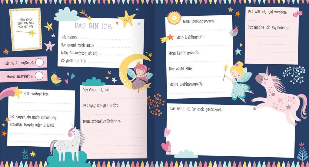 Weitere Ansicht: Alle meine Freunde - Feen | Mit über 300 Stickern