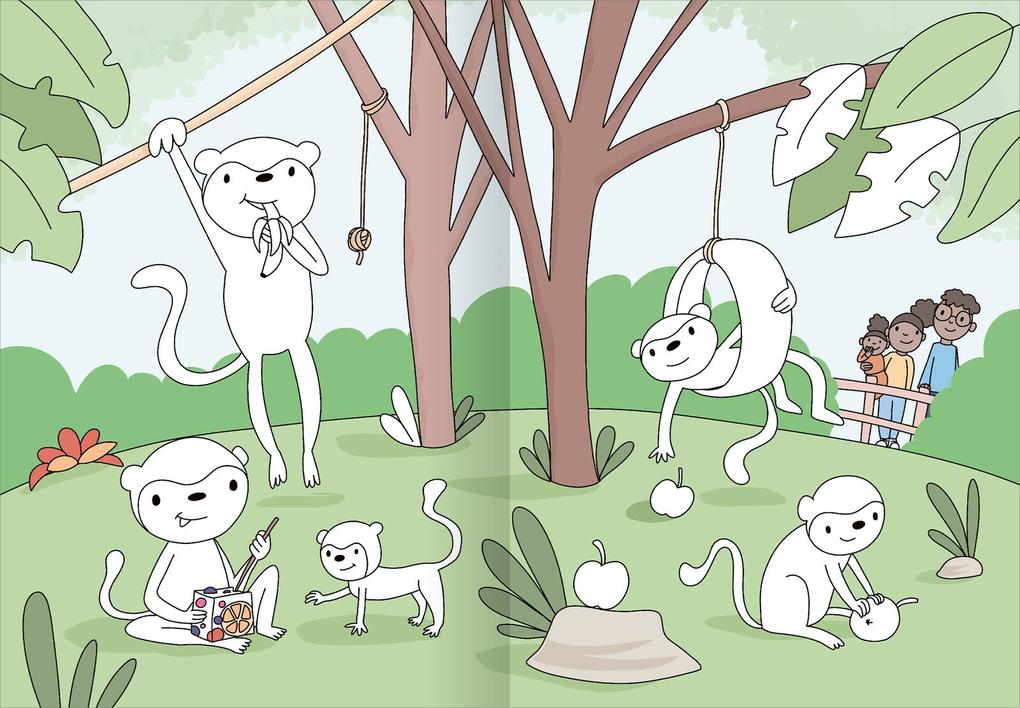 Weitere Ansicht: Mein großes buntes Malbuch - Zoo