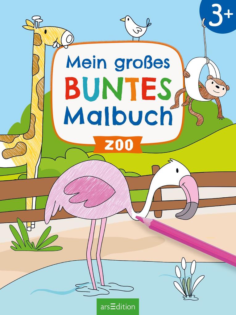 Weitere Ansicht: Mein großes buntes Malbuch - Zoo