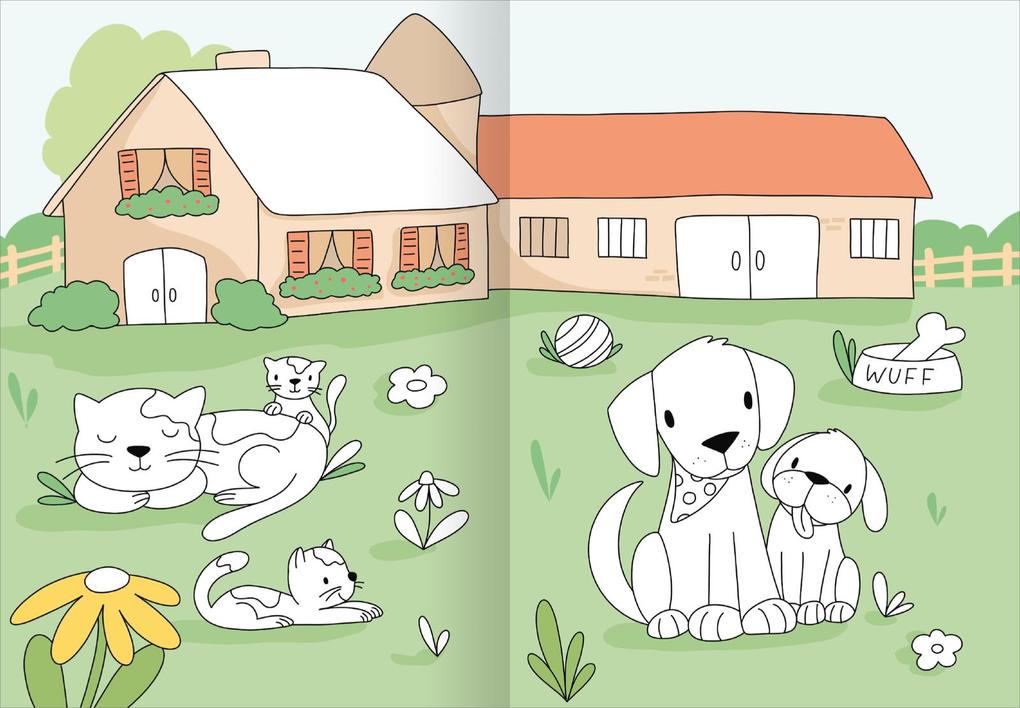 Weitere Ansicht: Mein großes buntes Malbuch - Bauernhof