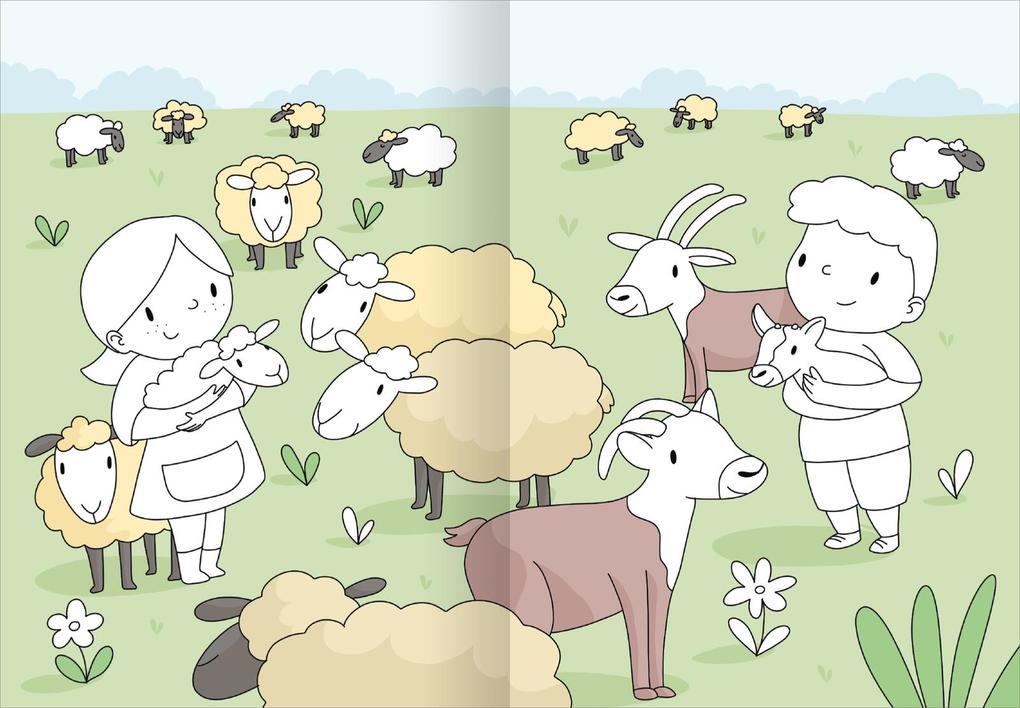 Weitere Ansicht: Mein großes buntes Malbuch - Bauernhof