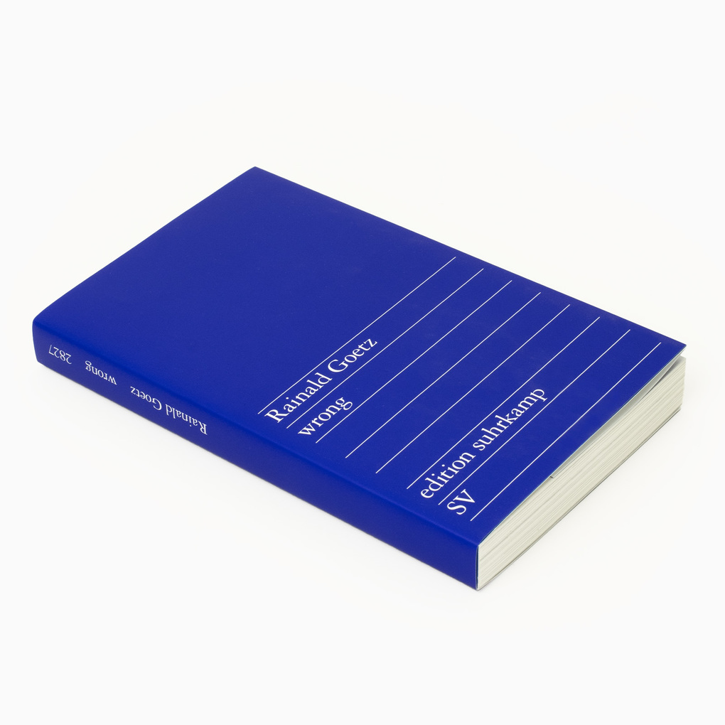 Weitere Ansicht: wrong | Rainald Goetz