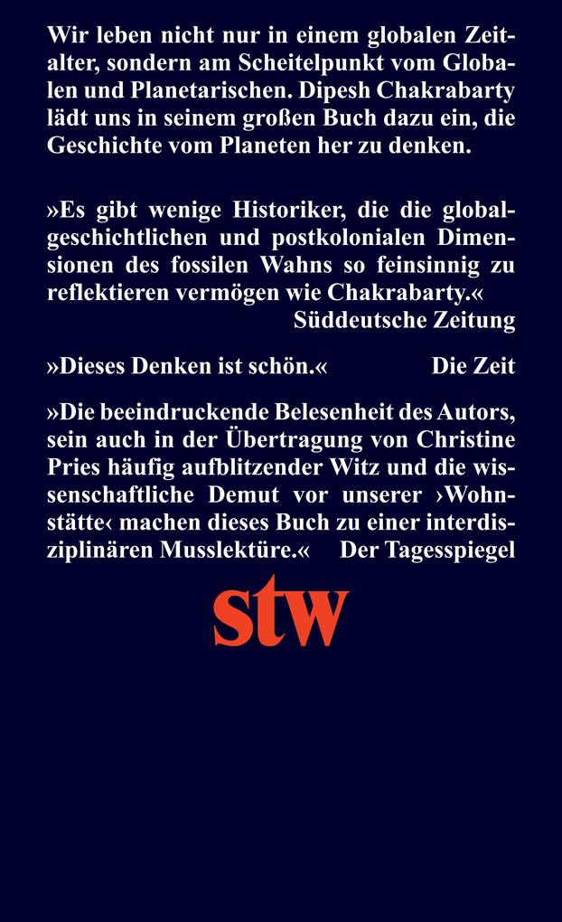 Weitere Ansicht: Das Klima der Geschichte im planetarischen Zeitalter | Dipesh Chakrabarty