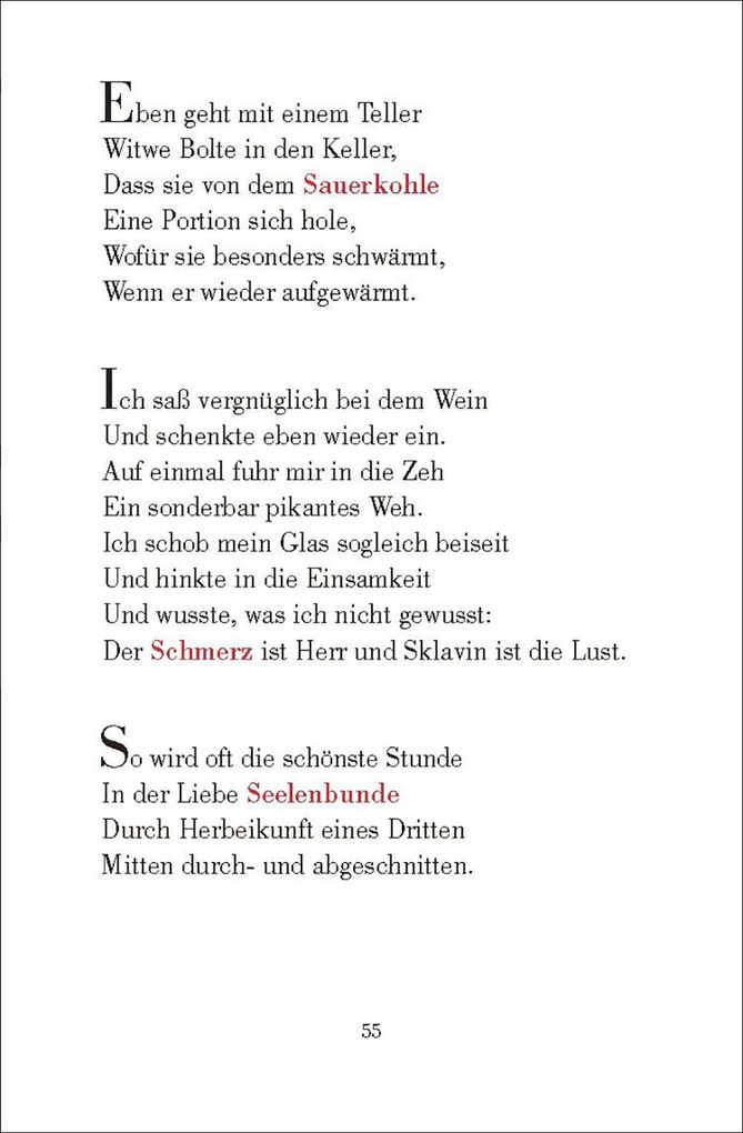 Weitere Ansicht: 'Wer Sorgen hat, hat auch Likör' | Wilhelm Busch