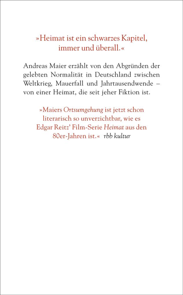 Weitere Ansicht: Die Heimat | Andreas Maier