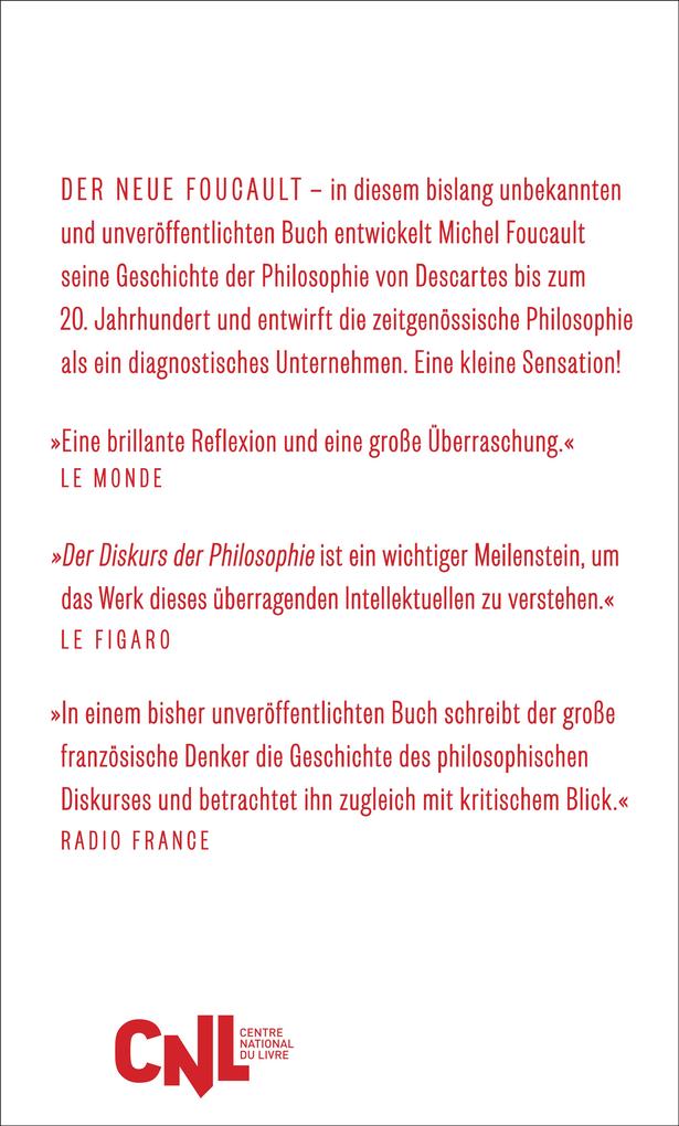 Weitere Ansicht: Der Diskurs der Philosophie | Michel Foucault