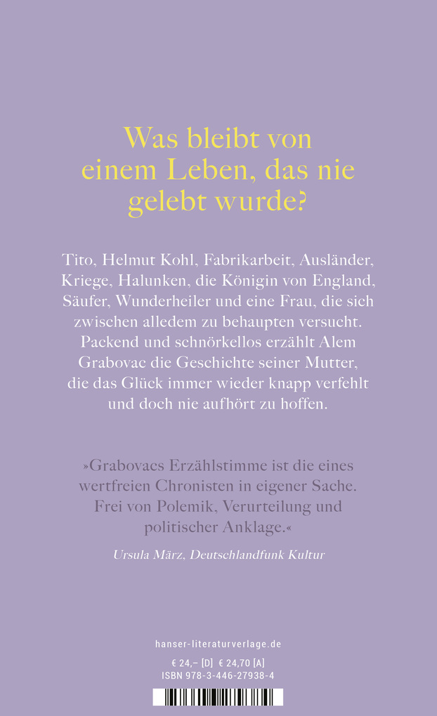 Weitere Ansicht: Die Gemeinheit der Diebe | Alem Grabovac