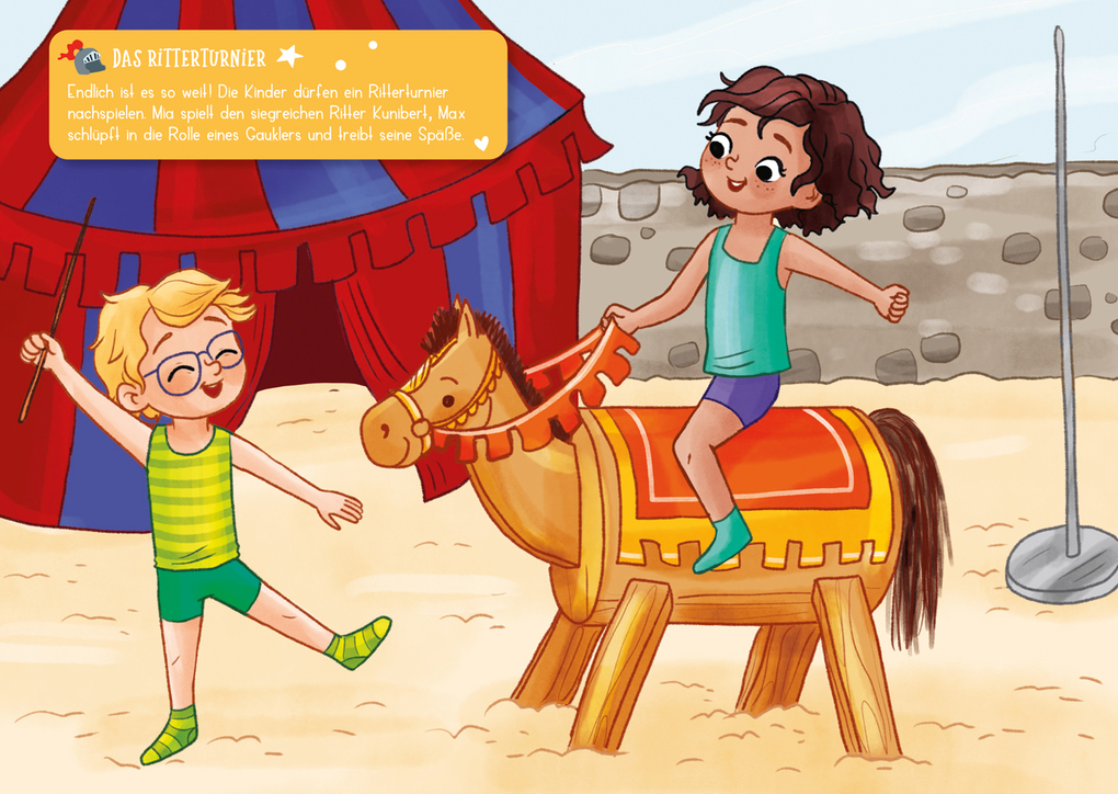 Weitere Ansicht: Mein kleines Sticker-Anziehbuch. Auf der Ritterburg | Julia Reindl