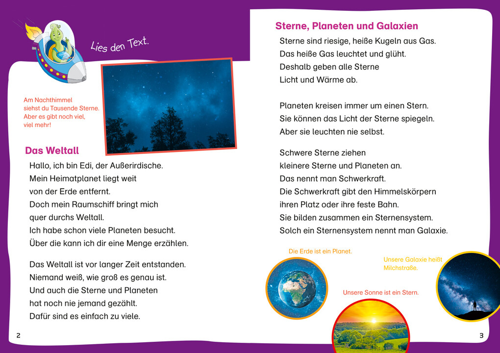 Weitere Ansicht: WAS IST WAS Erstes Lesen. Leserätsel Planeten | Christina Braun