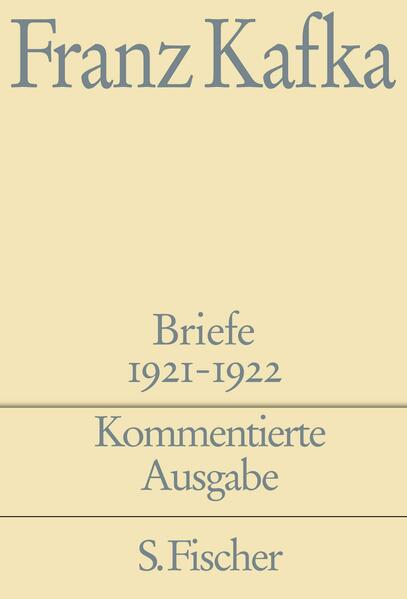 Produktbild: Briefe 1921-1922 | Franz Kafka