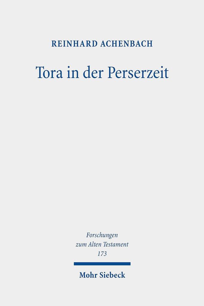 Produktbild: Tora in der Perserzeit | Reinhard Achenbach