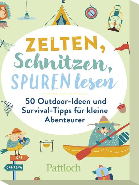 Produktbild: Zelten, Schnitzen, Spuren lesen | Klara Wiesel