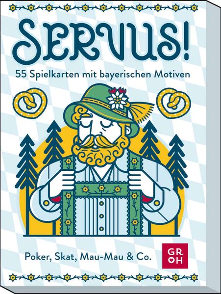 Produktbild: Servus! 55 Spielkarten mit bayerischen Motiven