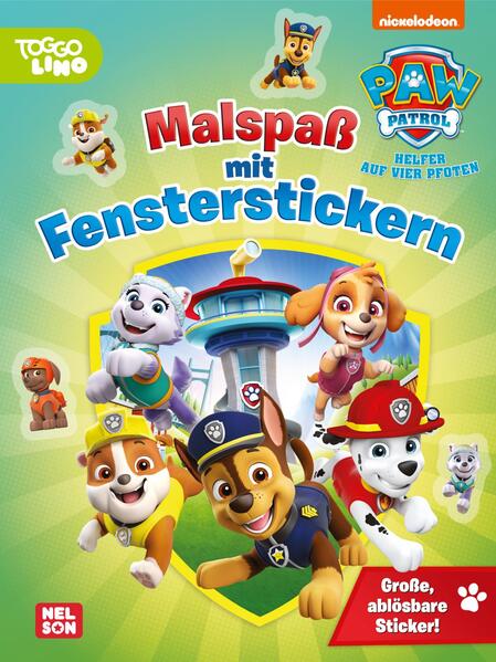 Produktbild: PAW Patrol Mitmachbuch: Malspaß mit Fensterstickern