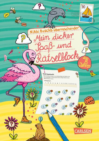 Produktbild: Rätselspaß Grundschule: Mein dicker Spaß- und Rätselblock | Nikki Busch